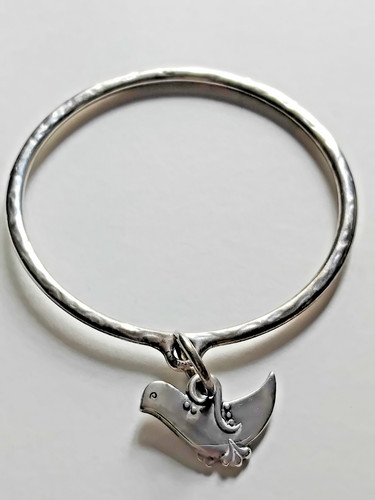 Danon silver plated bangle