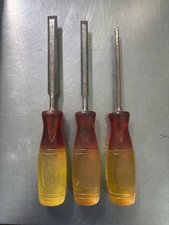 3 x vintage  Marples Chisels  Sheffield England 