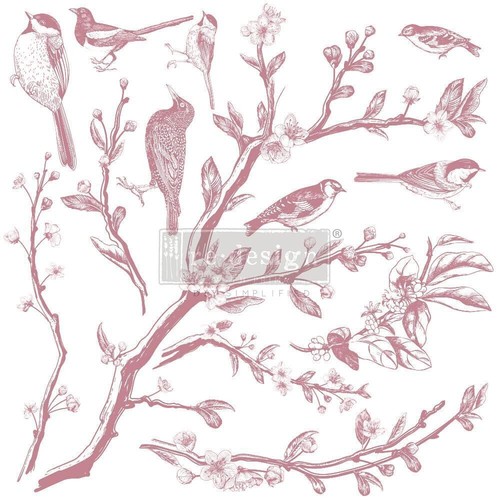 Clear cling decor stamp - clear,