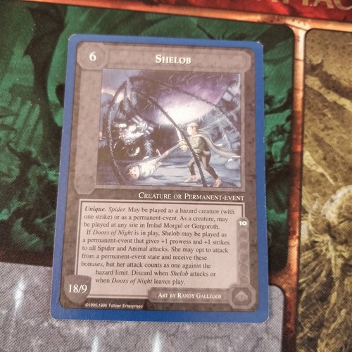 Middle earth ccg tcg shelob - earth,