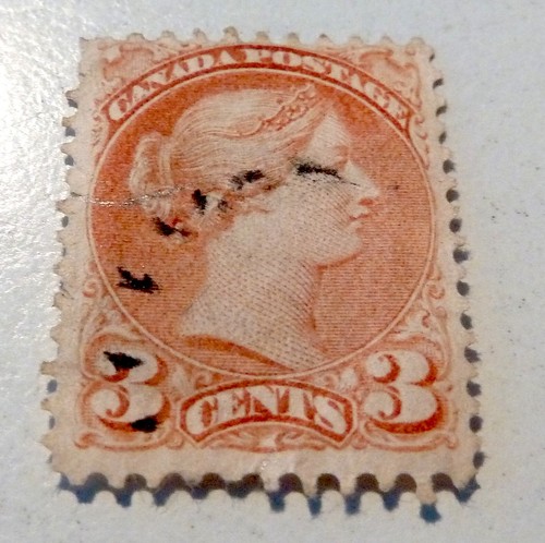 Various early canadian stamps - canadian,