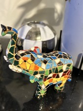  Mosaic Elephant figurine