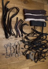 Huge Equestrian Bridle work/leather/bits/girths/ - In Amazing Condition!