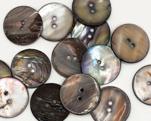 Mother pearl buttons dark 2 - of,