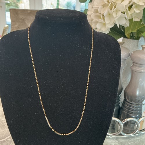 9ct gold belcher chain 375 - belcher,