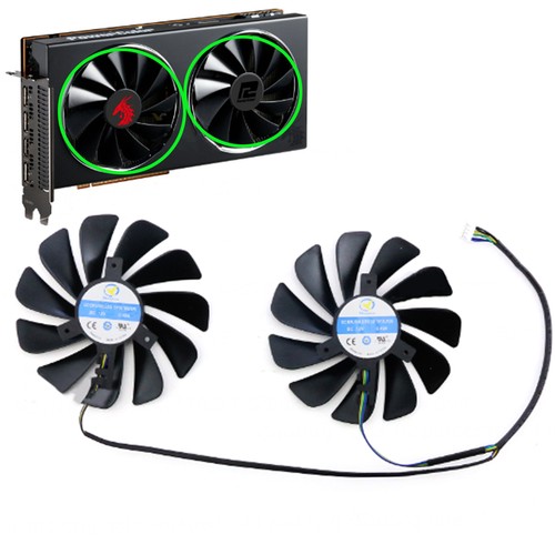 Fans for powercolor 5700xt - for, rx