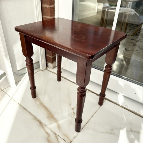 Vintage table wooden side - vintage,