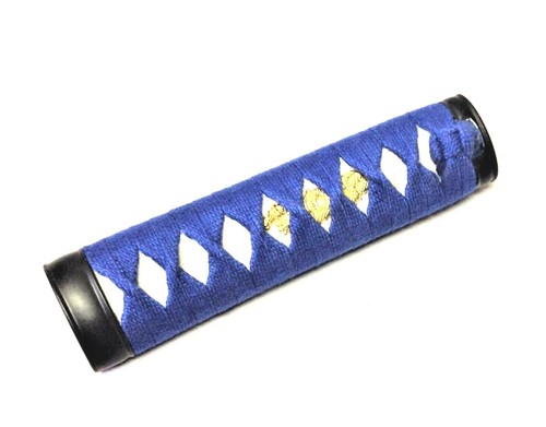 Blue cotton wakizashi tsuka - blue,