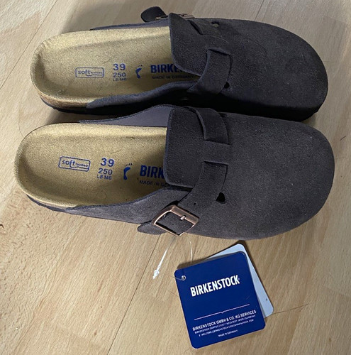 Birkenstock boston suede - birkenstock,
