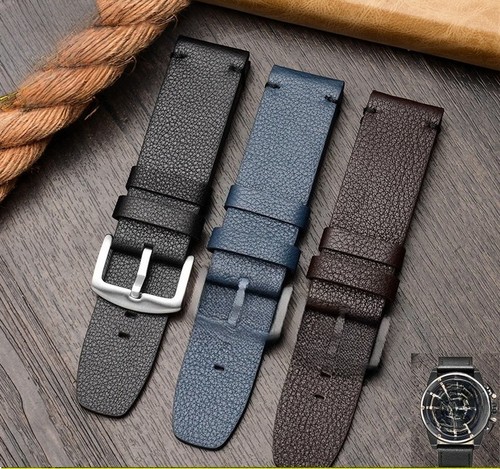 Men 24mm leather durable - 24mm,