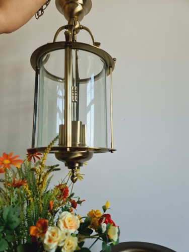 Temple hanging lamp brass - hanging,