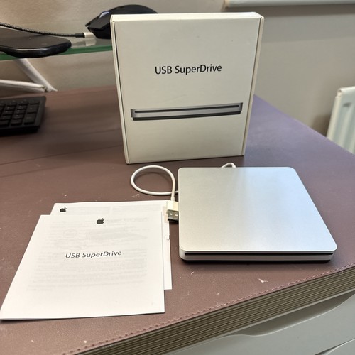 Apple usb superdrive - apple, silver