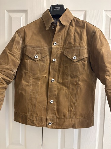 Oil wax cotton jacket - oil, 42"