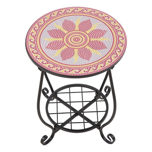 Small mosaic garden table - mosaic,