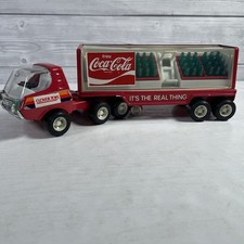 Vintage Clover Toys Pressed Steel Coca Cola Lorry Truck 1970’s Coke Delivery