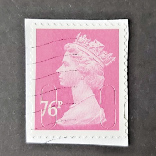 Security machin 76p stamp - security,