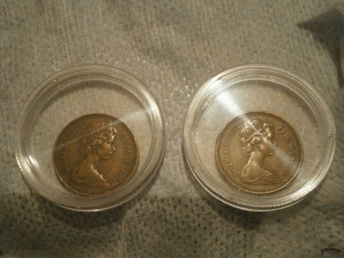 1971 new penny pair - ,
