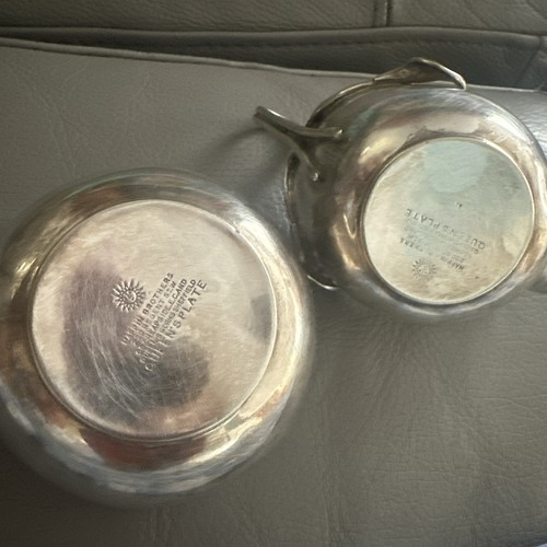 Silver plated jug and - jug,