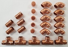 25 x 15mm Solder Ring  Yorkshire Type Fittings Plumbing Copper Pipe DIY    (FP1)