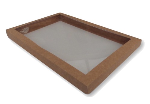 Kraft brown window boxes - kraft,