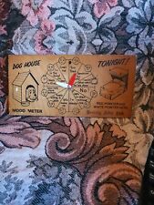 wooden dog house bedroom mood metre over 30 years old.  humorous item