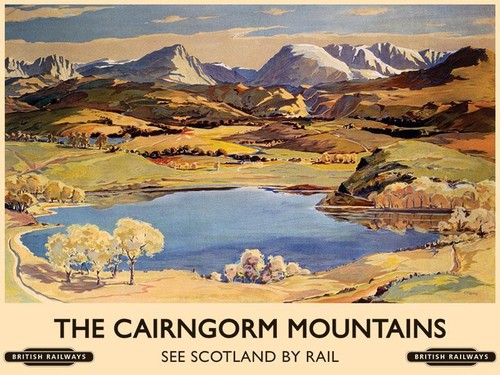 The cairngorm mountains - the,