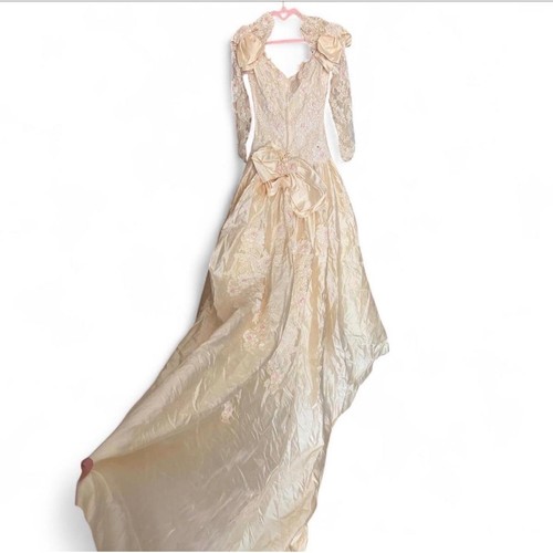 Vintage 80s lace - 80s, dress