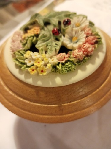 Wooden potpourri bowl - wooden,
