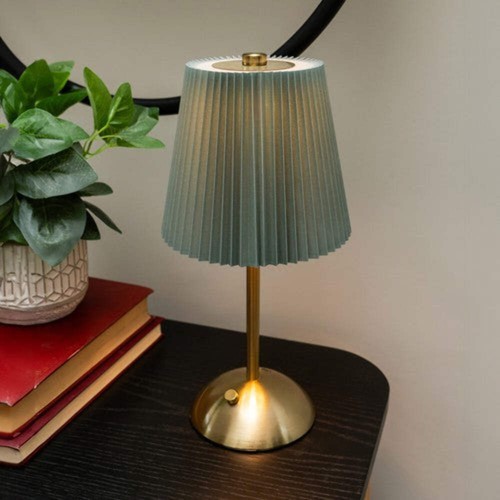 Metal table lamp with duck - metal,