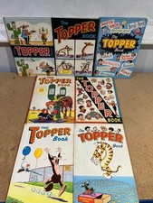 7 x THE TOPPER BOOK ANNUALS -