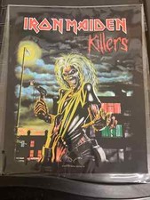 IRON MAIDEN KILLERS LARGE SIZE PRINTED SEW ON BACK PATCH OFFICIALLY LICENSED