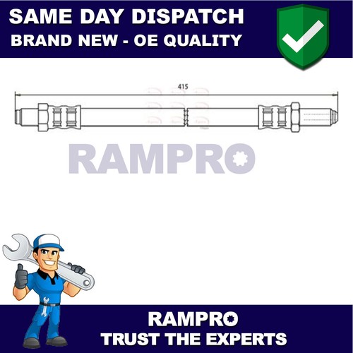 Rampro front brake hose fits - rampro,