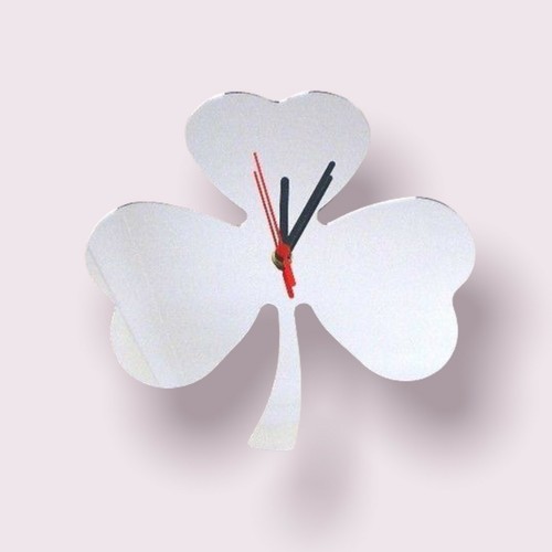 Leaf clover shaped clocks - leaf,