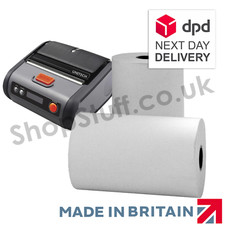 BOX OF 20 ROLLS - for the Unitech SP319 80x50 Thermal Paper Printer Rolls (Z4)