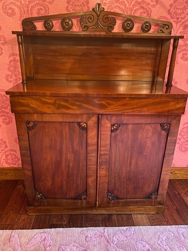 Antique mahogany chiffonier