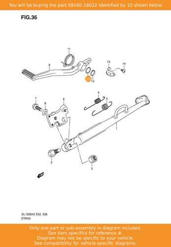 Suzuki washer 09160 18022 - suzuki, washer,