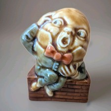 Vtg Collectable 1970s Wade Whimsies Humpty Dumpty Nursery Rhyme Series 6cm High