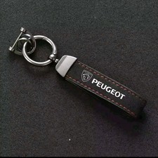 NEW Peugeot Black Keyring Key