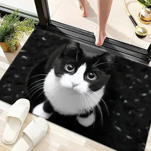 Black white tuxedo - black,