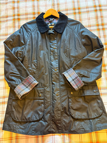 Barbour black waxed cotton - barbour,