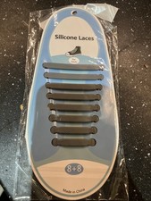 Elastic Shoe Laces No Tie Silicone Rubber shoelaces trainers shoes Adults Only