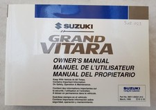 SUZUKI GRAND VITARA Car Owners Manual MAR 1999 #99011-65D21-012 MULTILINGUAL