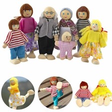 Wooden family dolls house - family,