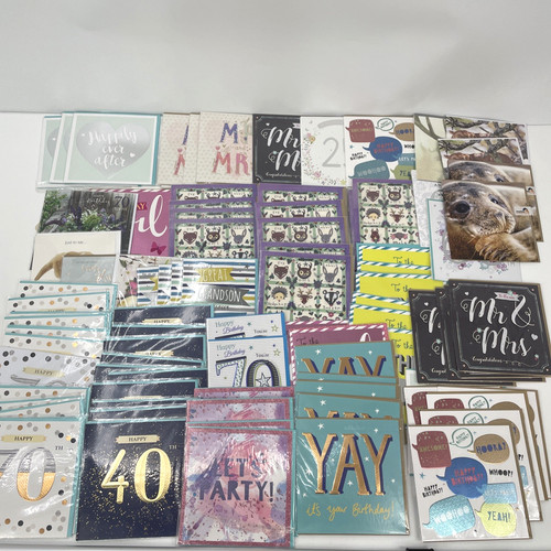 100 mixed greeting - greeting, cards