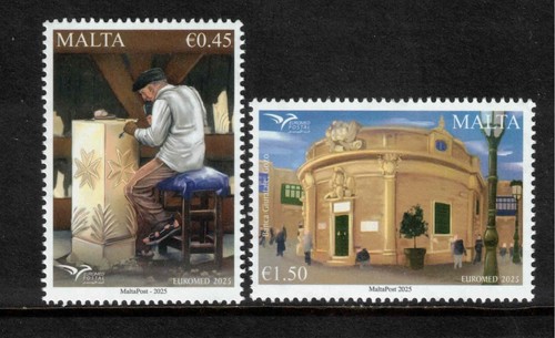 Malta 2025 sg2324 2325 euromed - malta,