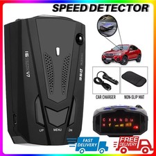 360° Full Band Car Laser Radar Speed Detector Camera Voice Alert Anti Police Kit