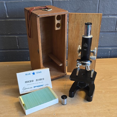 Vintage 300x microscope - vintage,