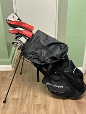 *MENS FULL SET OF BENROSS HTX GOLF CLUBS/R/H -STAND BAG -REG FLEX*