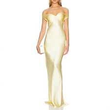 Elegant Mermaid Satin Gown Off-Shoulder Long Evening Dress Sexy Prom