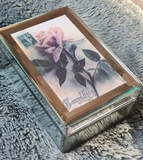LAURA ASHLEY MIRRORED GLASS